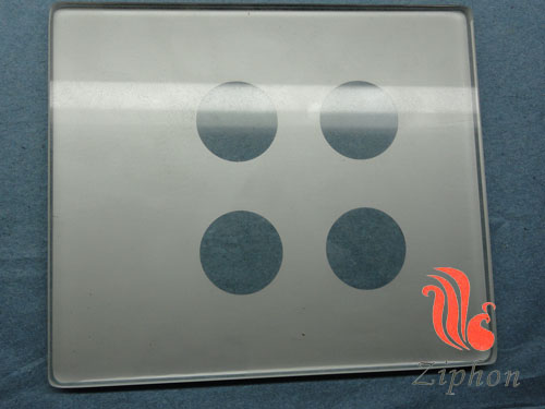 方形钢化丝印玻璃