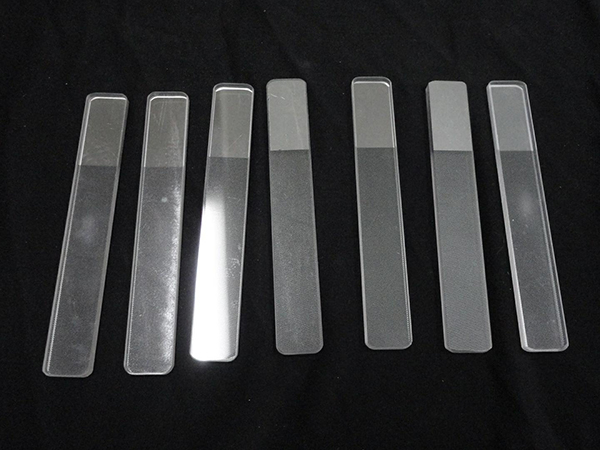 蚀刻抛光指甲玻璃片