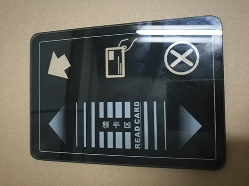 门铃刷卡玻璃